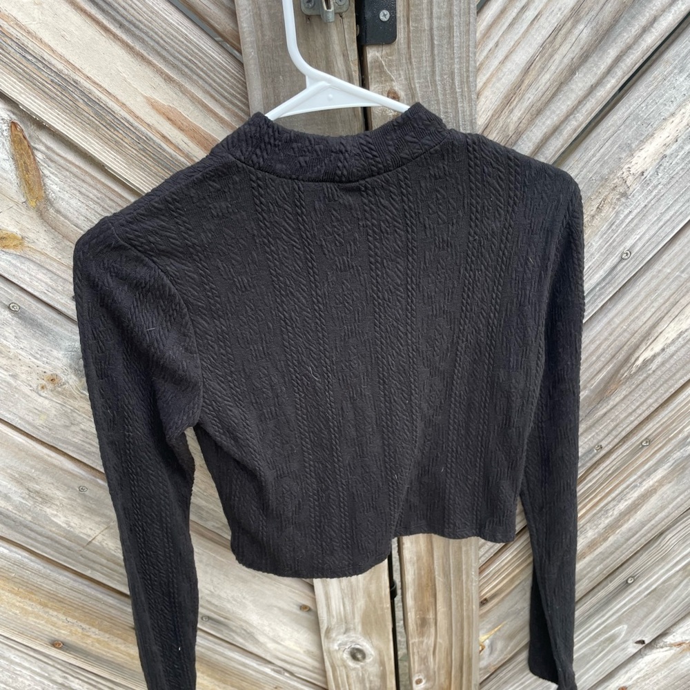 Black Long Sleeve Women's Top